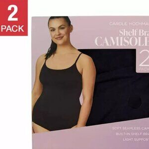 Carole Hochman Ladies’ Seamless Shelf Bra Camisole 2-pack Size S